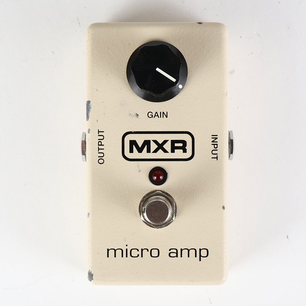 週末だけ割引　中古　完動品　MXR micro amp + ギターエフェクター MXR 【中古】 ブースター エフェクター MXR M-133 MICRO AMP マイクロ