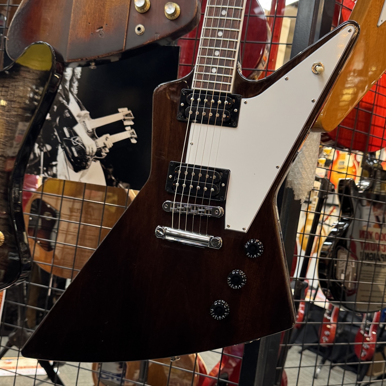 Gibson 【渋いウォルナット】Original Collection 70s Explorer Dark