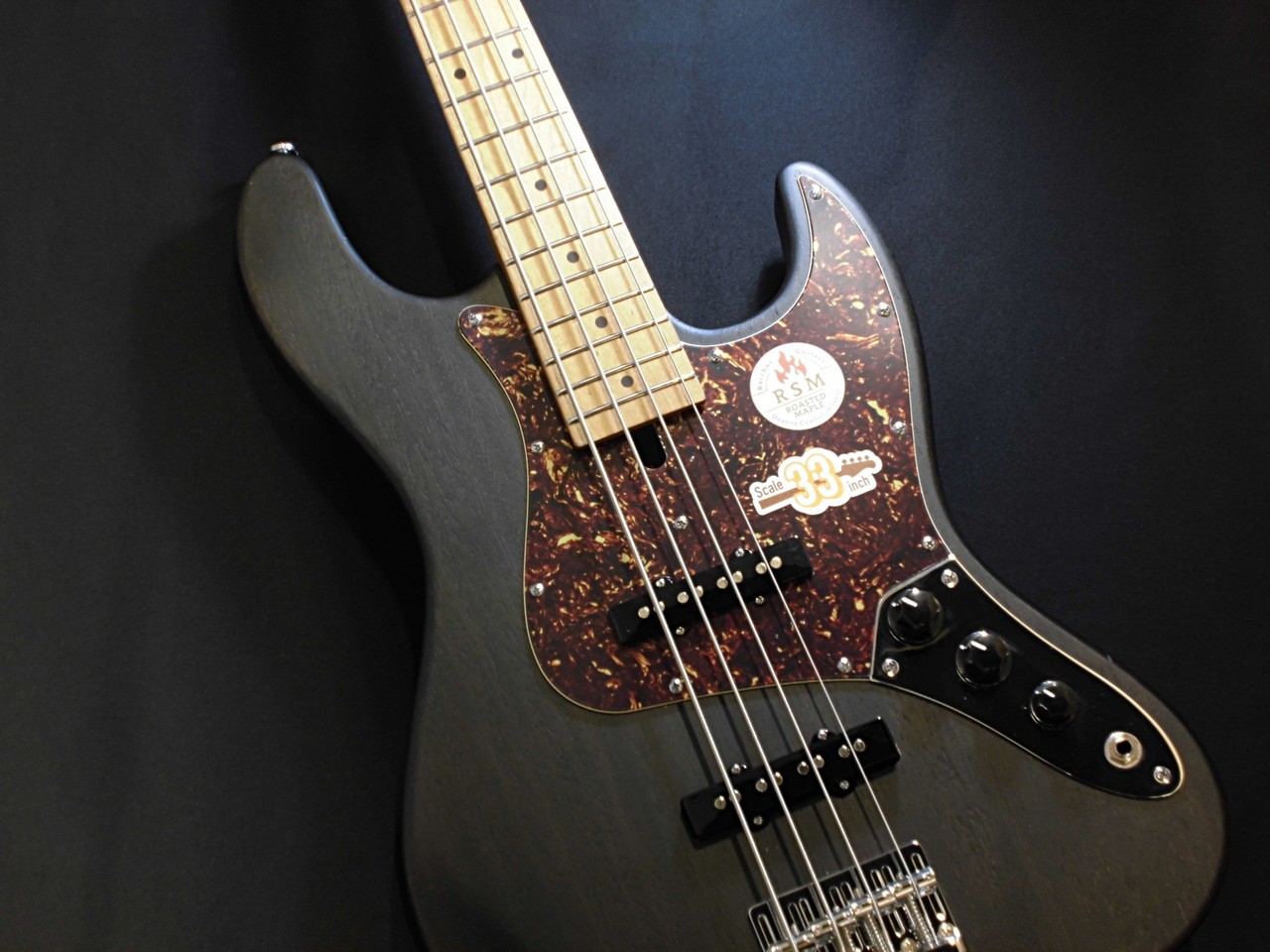 Bacchus WL4-STD33 サテンブラック ソフトケース付属 WL4-STD33 RSM/M BLK-S (Bacchus / バッカス) エレキベース