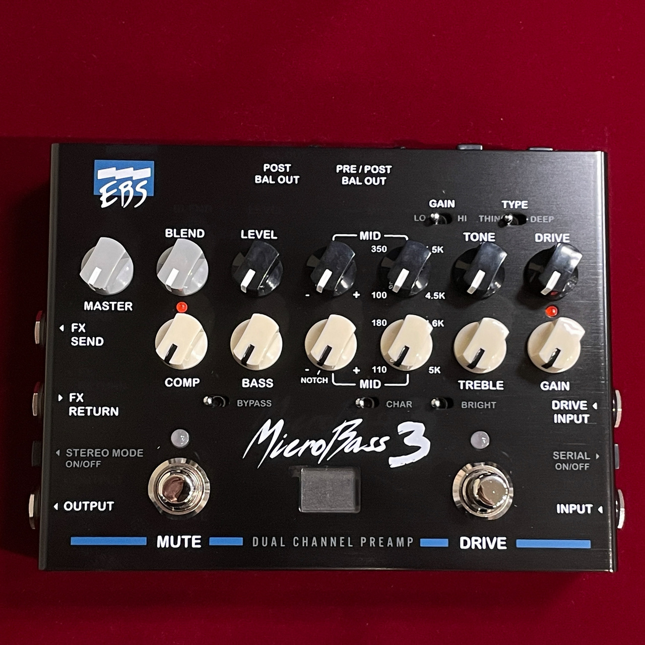 EBS MicroBass 3 【アウトレット特価】【送料無料】【多機能 