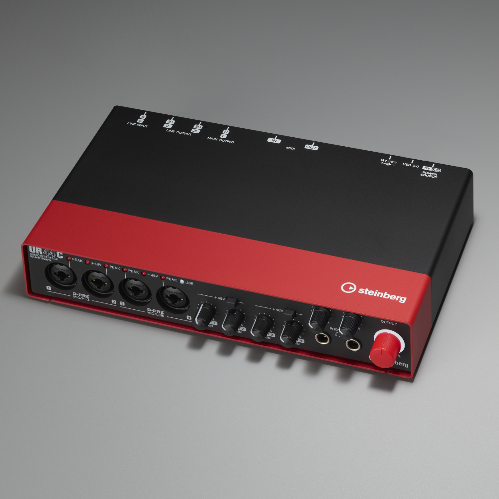 steinberg UR44C オーディオインターフェース1最大32bit録音再生可能