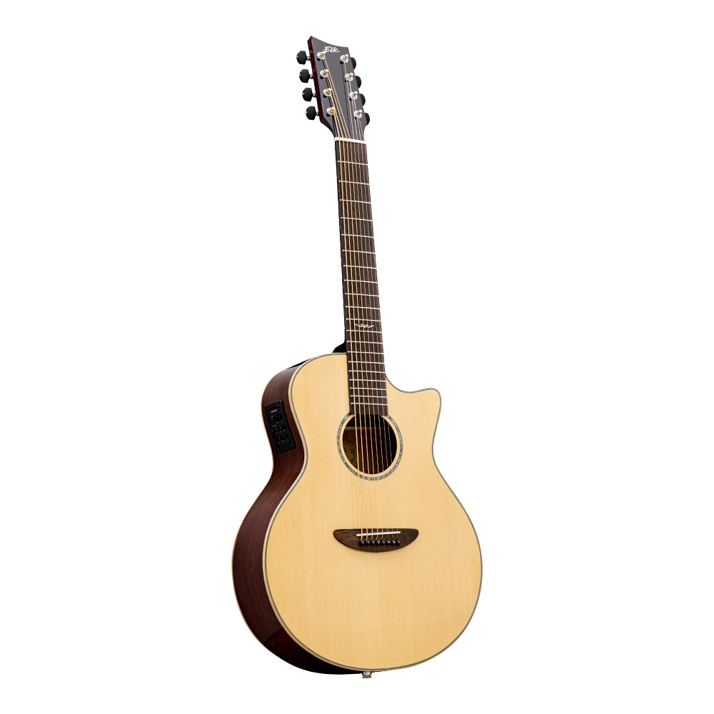 アコースティックギター ナチュラル ELK STEEL 8 Natural【アコマガ掲載記事連動、井草聖二氏による試奏