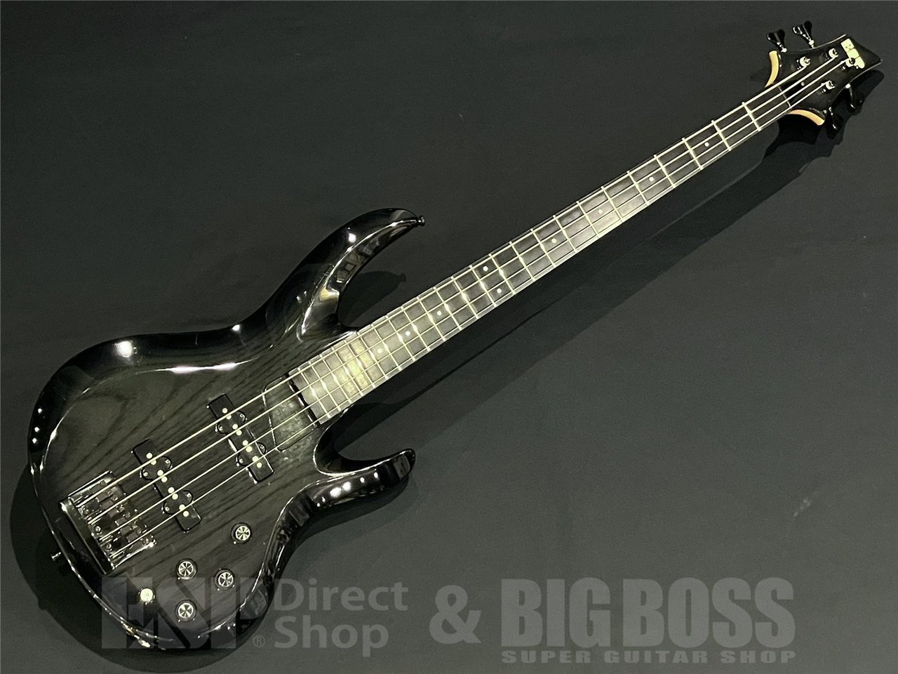 ESPボトムライン★アクティブ★状態A ESP BOTTOM LINE STD / See Thru Black（中古/送料無料）【楽器検索