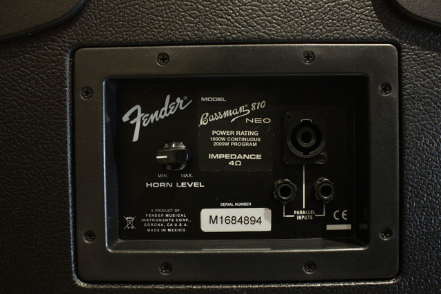 Cable for Fender Bassman 610/810 Neo Amplifier Speaker Cabinet ; Genz-Benz Streamliner 600 Bass Amp Head plus HQRP Coaster M/M HQRP 6ft Speakon to Speakon 