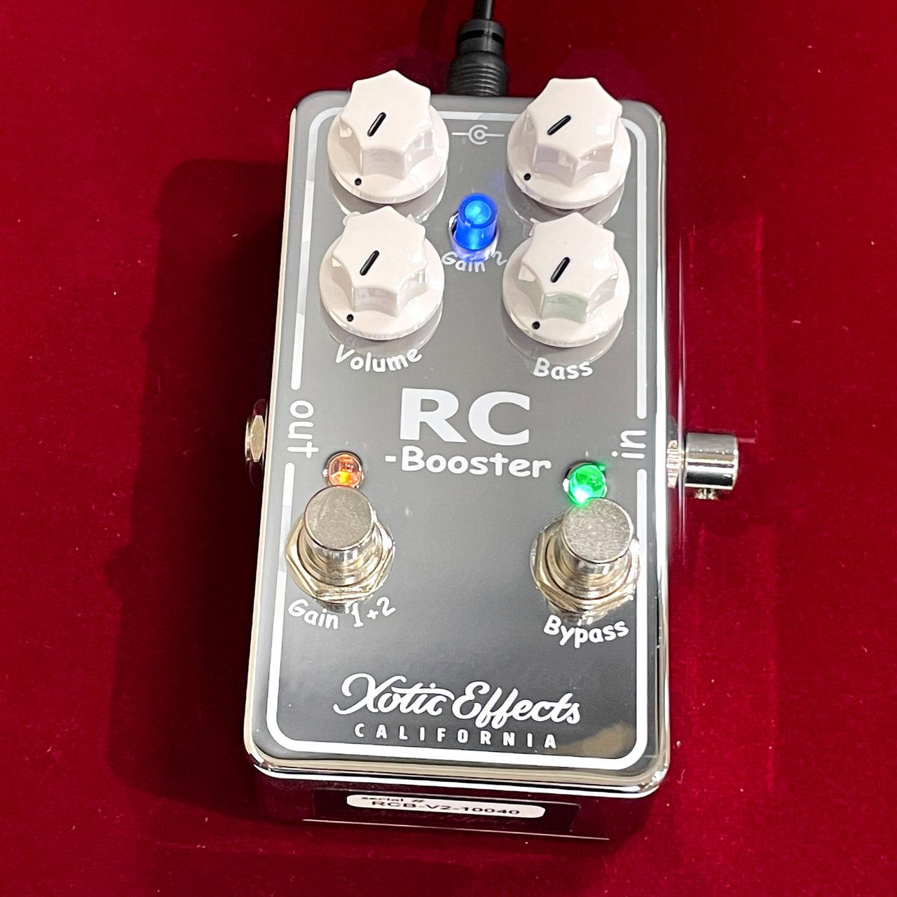 直売新品XOTIC RC Booster V2 オーバードライブ (RCB-V2) ギター