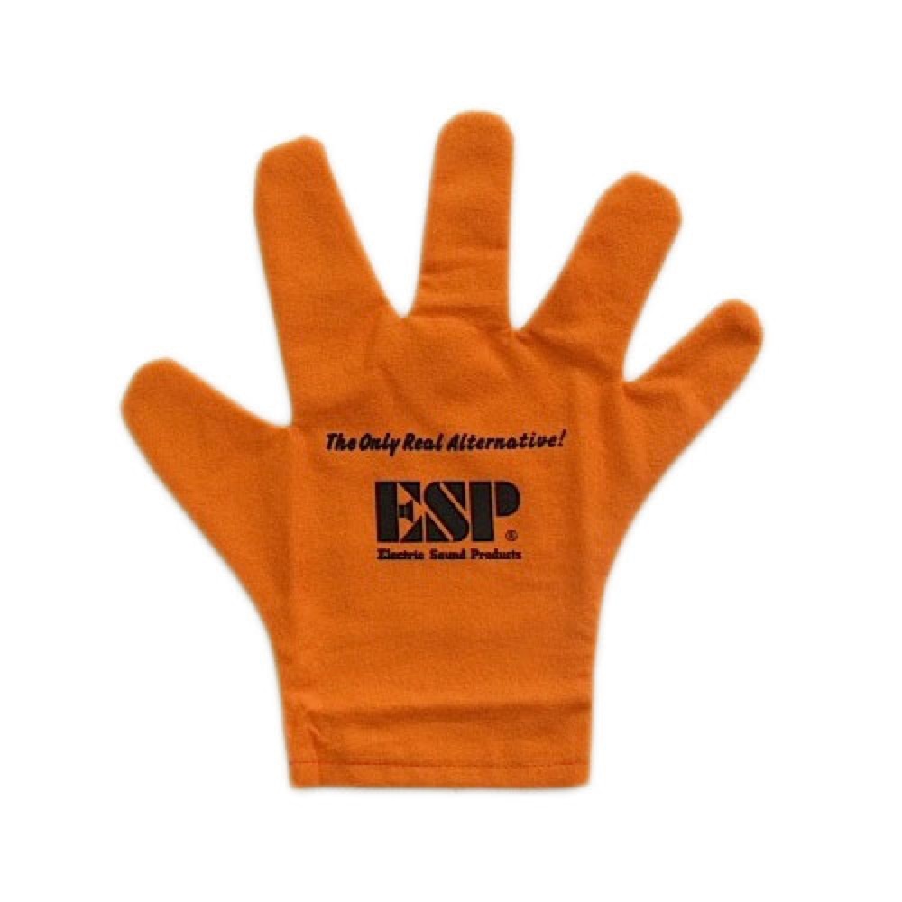 ESP CL-8G/ORANGE GLOVES CLOTH 手袋タイプギタークロス