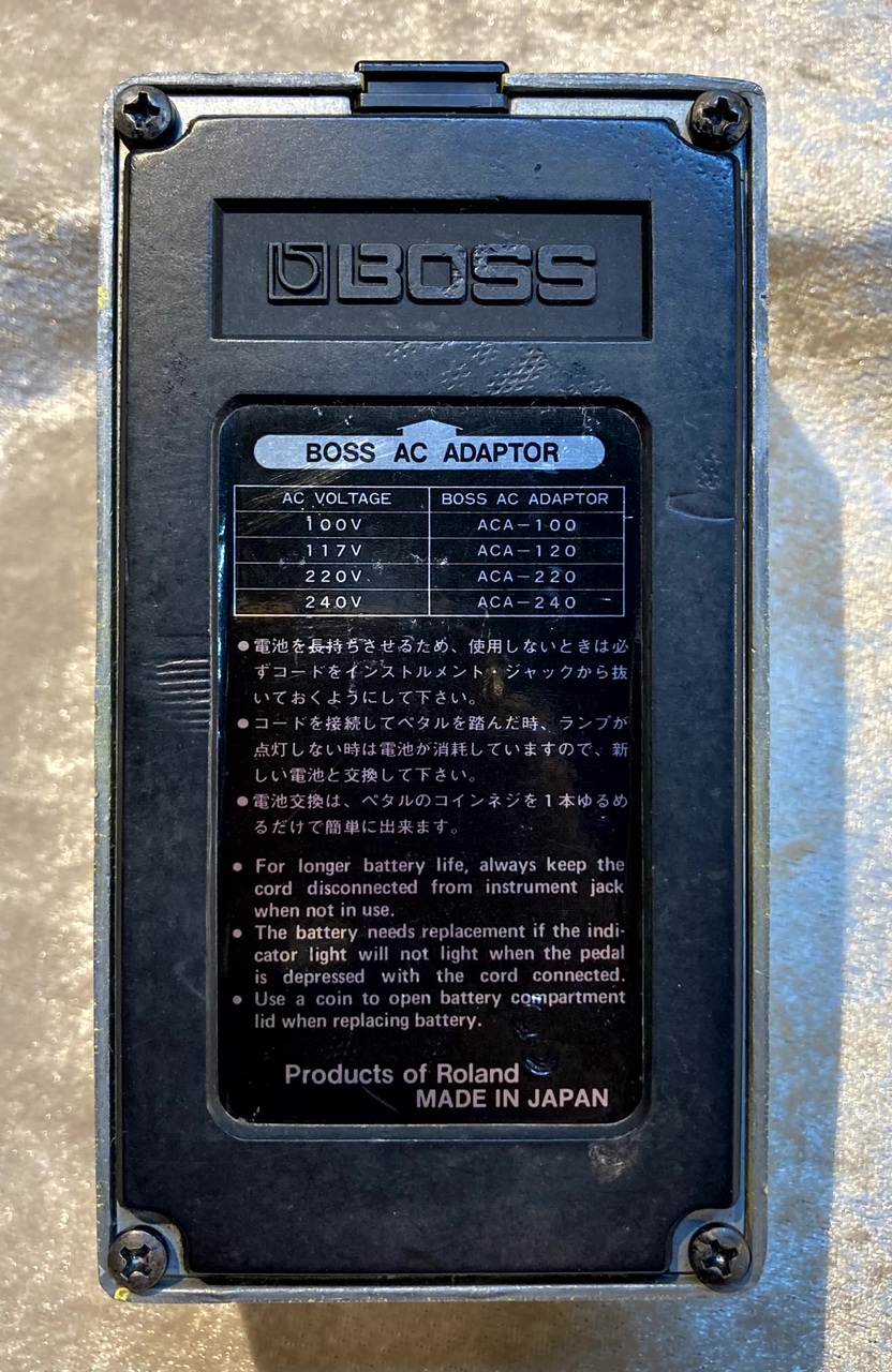 BOSS OD-1 Over Drive 1980 TL4558P（ビンテージ/送料無料）【楽器検索