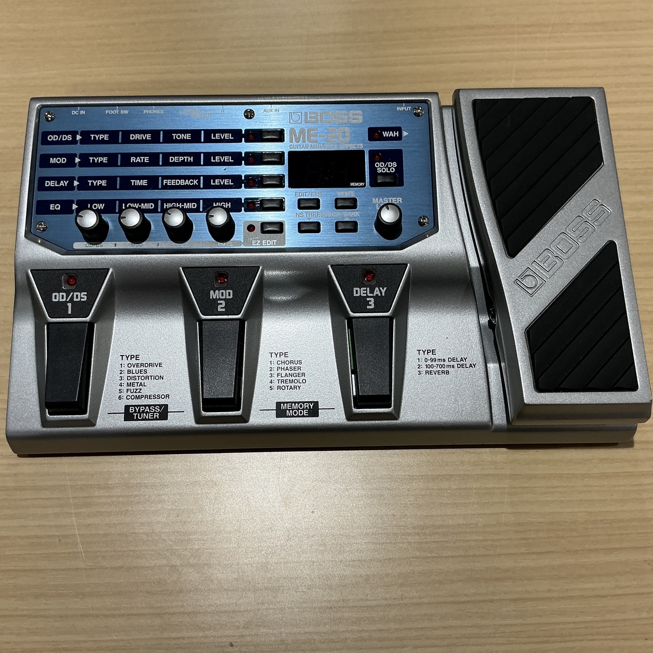 BOSS ME-20 Guitar Multiple Effects（中古）【楽器検索デジマート】