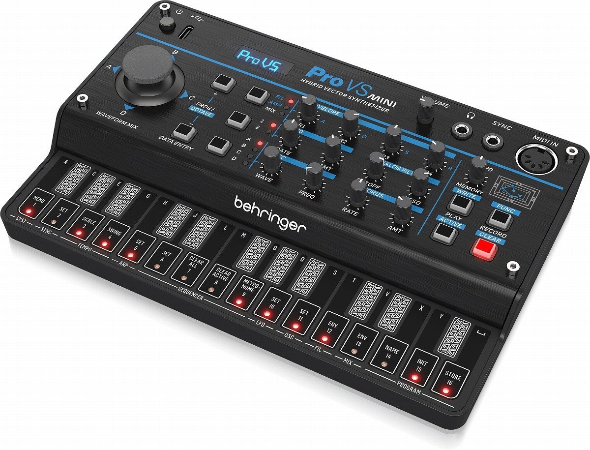 BEHRINGER PRO-VS MINI 4ボイスハイブリッドベクトルシンセサイザー 