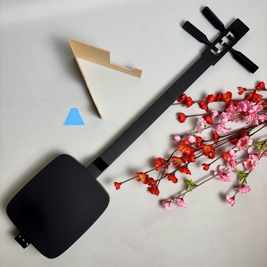 三絃司きくおか 小じゃみ三線 花柄（新品/送料無料）【楽器検索