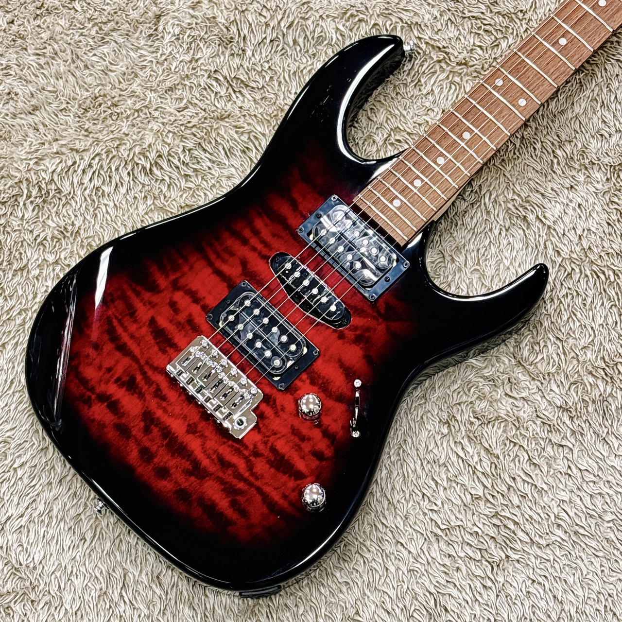 Ibanez GIO GRX70QA / TRB (Transparent Red Burst Ibanez GIO GRX70QA / TRB (Transparent Red Burst