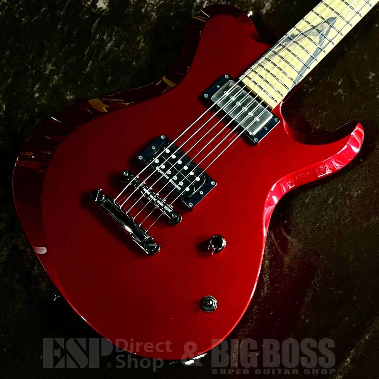 ESP カスタムオーダー エレキギター 10340】 ESP FRX カスタムオーダーカラー 紫 ブラックの通販 by