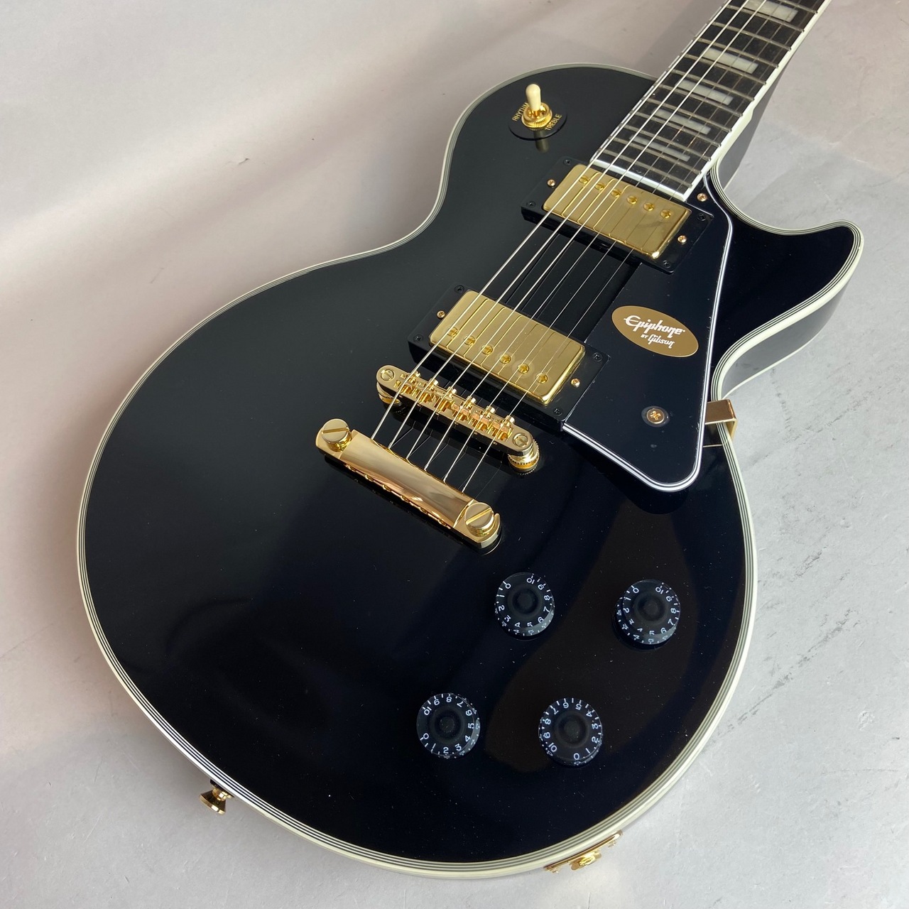 Epiphone Les Paul Custom Ebony エレキギターレスポールカスタム 黒