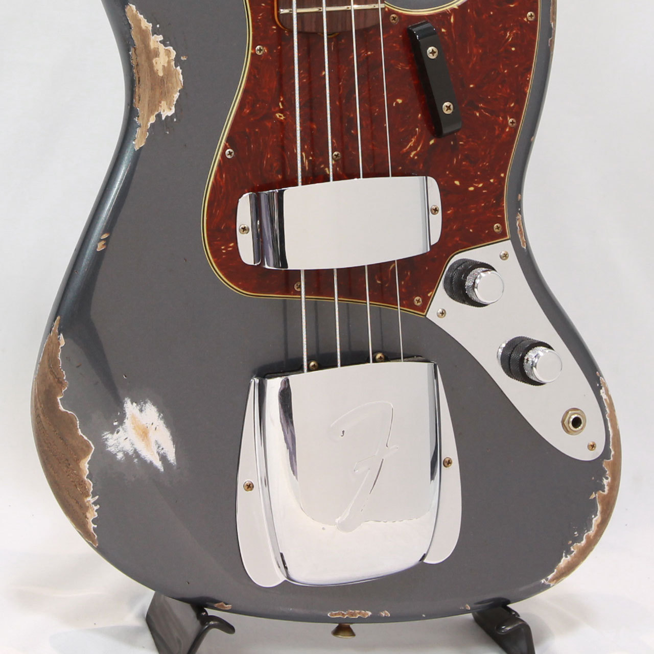 Fender Custom Shop 1961 Jazz Bass Heavy Relic / Charcoal Frost