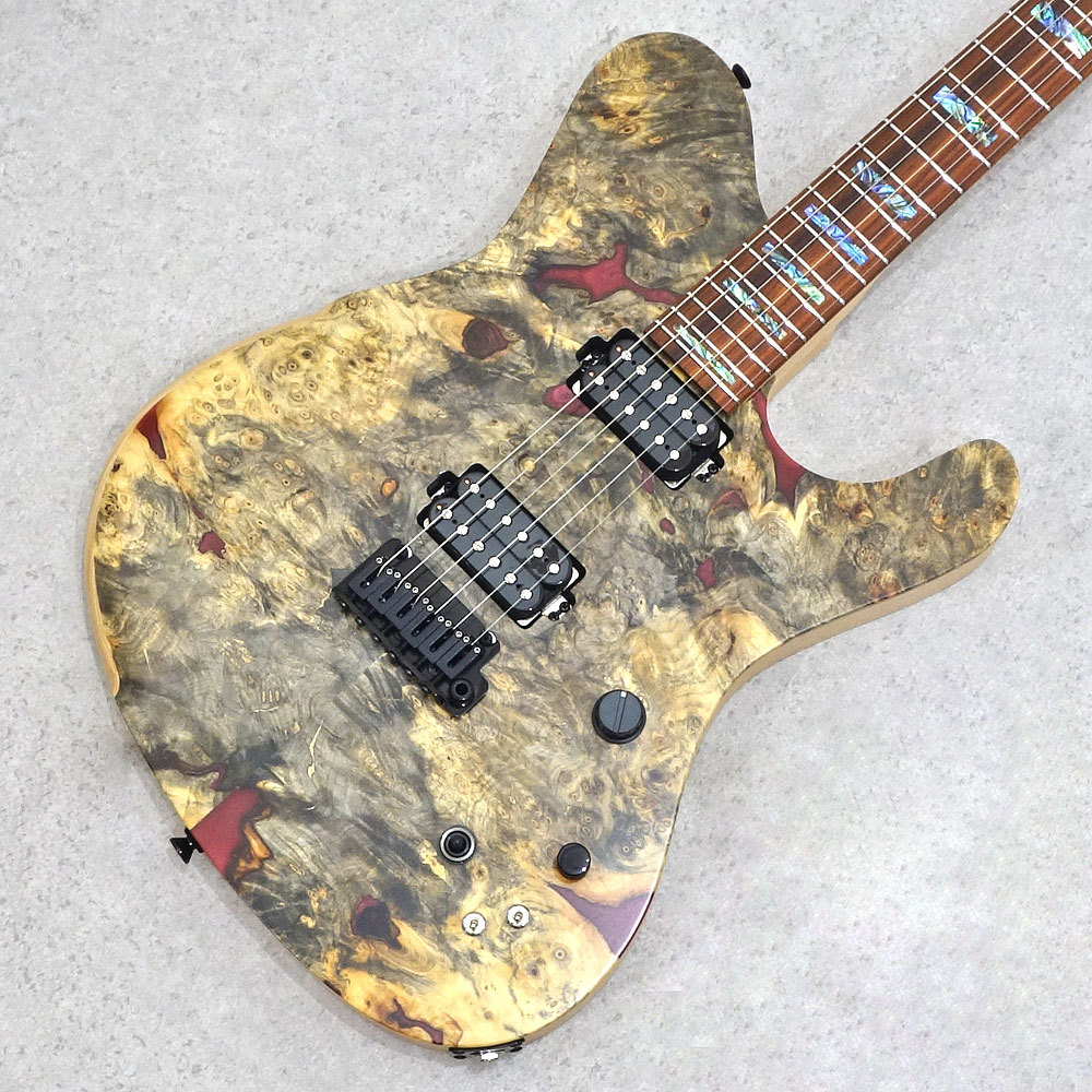 dragonfly BORDER 666 Custom Buckeye Burl/Ash Red Resin 【48回まで