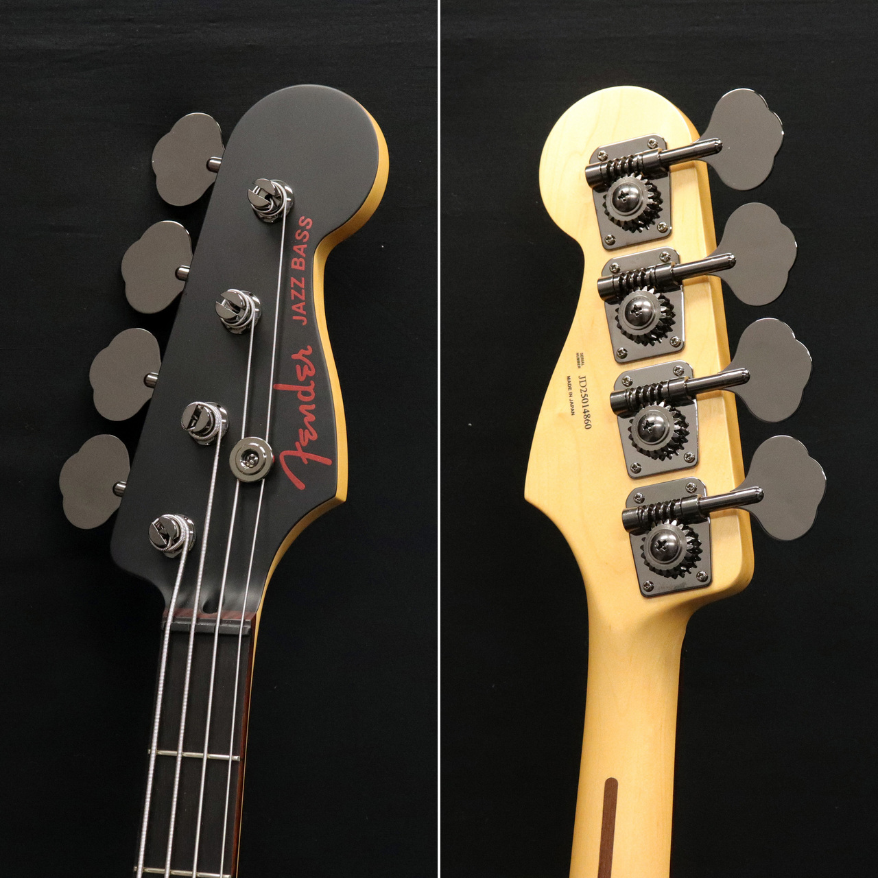 Fender Made in Japan Limited Hybrid II Jazz Bass, Noir