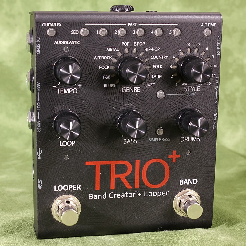 コ*コ様 【美品】 DigiTech TRIO+ ルーパー ベースドラム自動演奏 DigiTech TRIO + トリオプラス ルーパー ベースドラム自動演奏