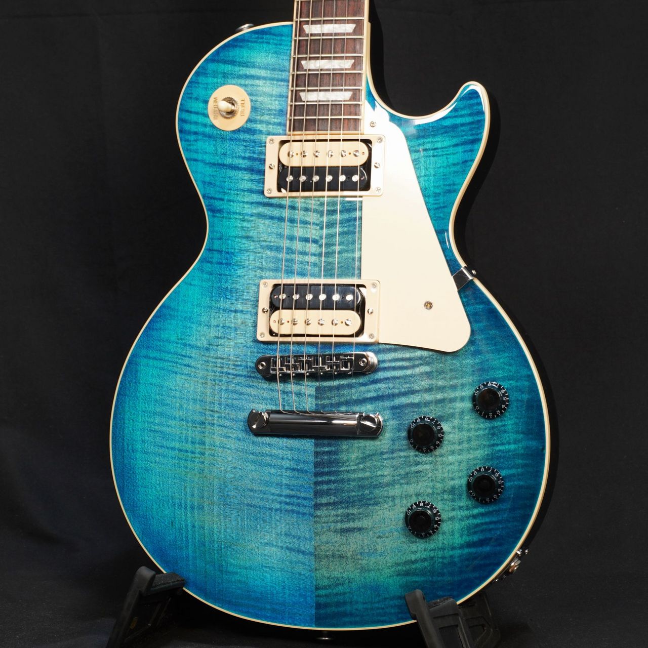 Gibson Hand Picked Exclusive Model Les Paul Trad Pro V Ocean Water