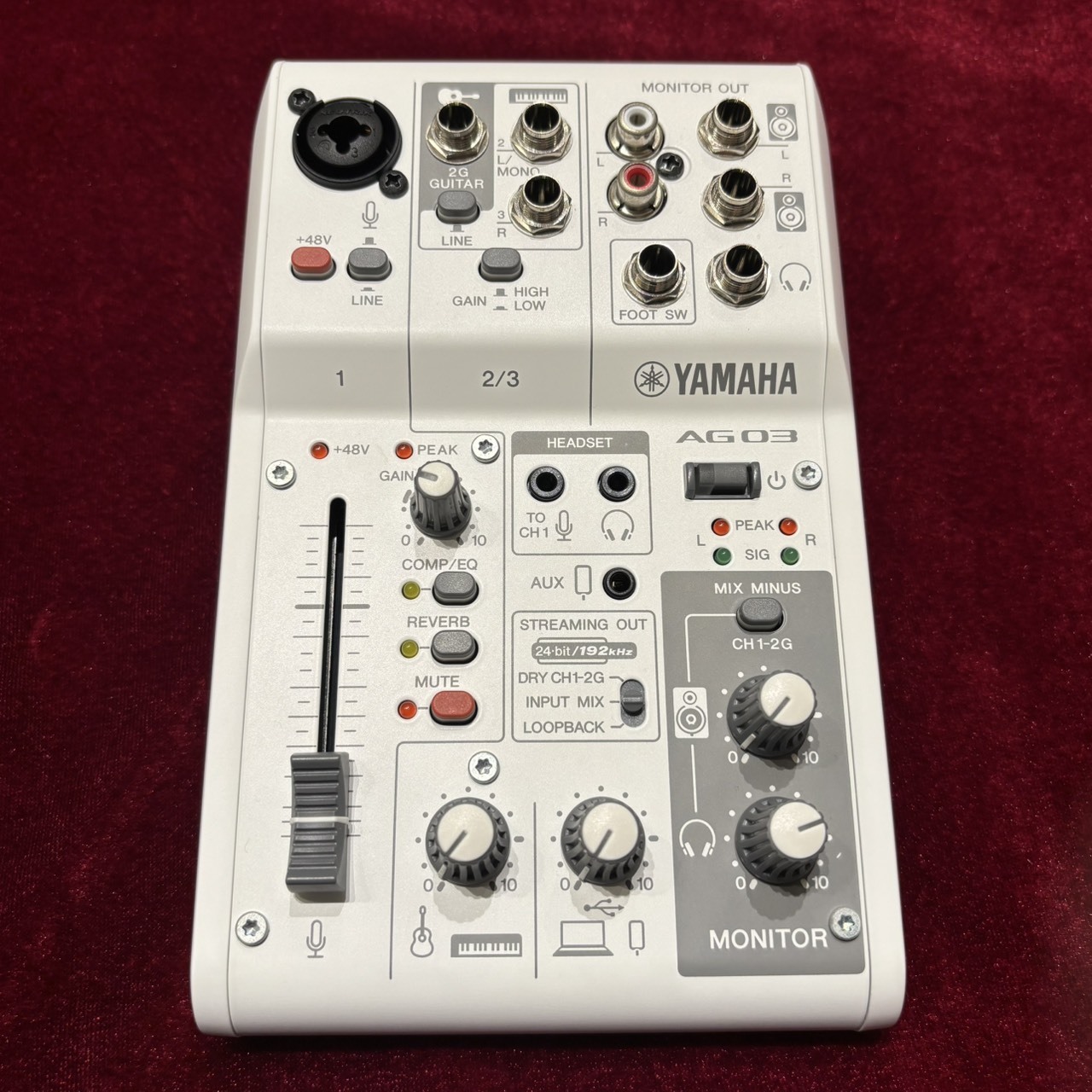 ジャンク品YAMAHA AG03MK2 本体のみ ジャンク品YAMAHA AG03MK2 本体のみ ジャンク品YAMAHA AG03MK2 本体