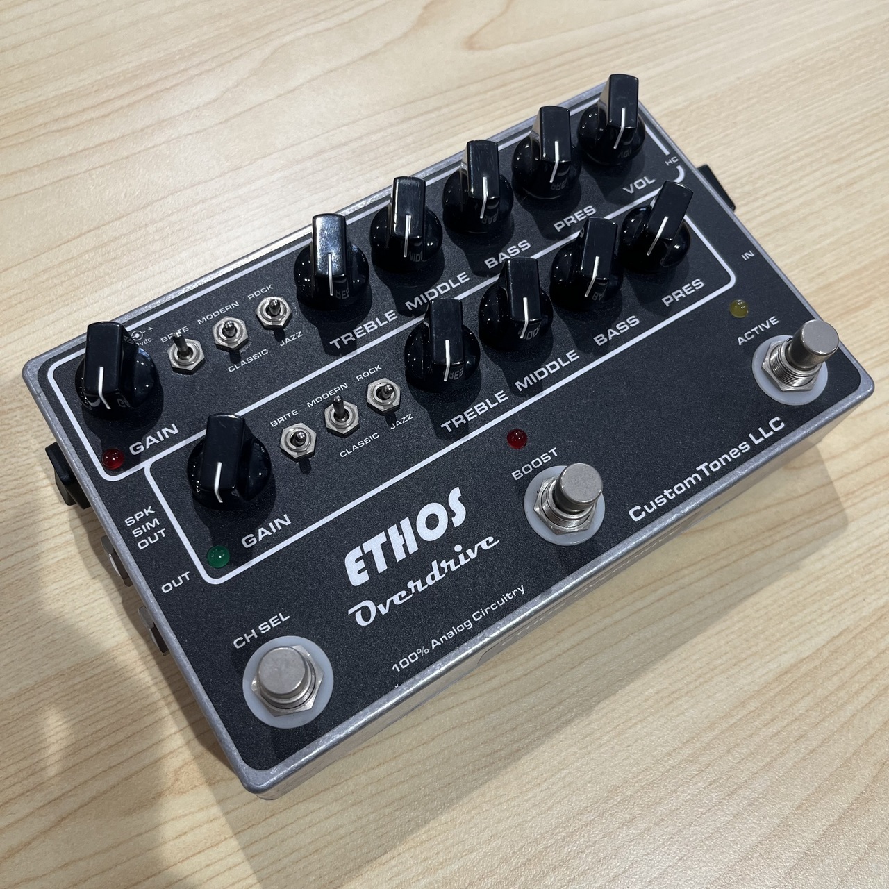 Custom Tone Ethos Overdrive Preamp | Delicious Audio