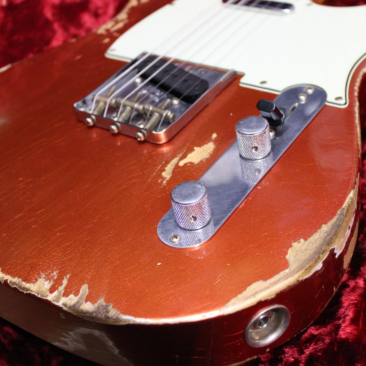 Fender Custom Shop 1963 Telecaster HEVY Relic Candy Apple Red NAMM