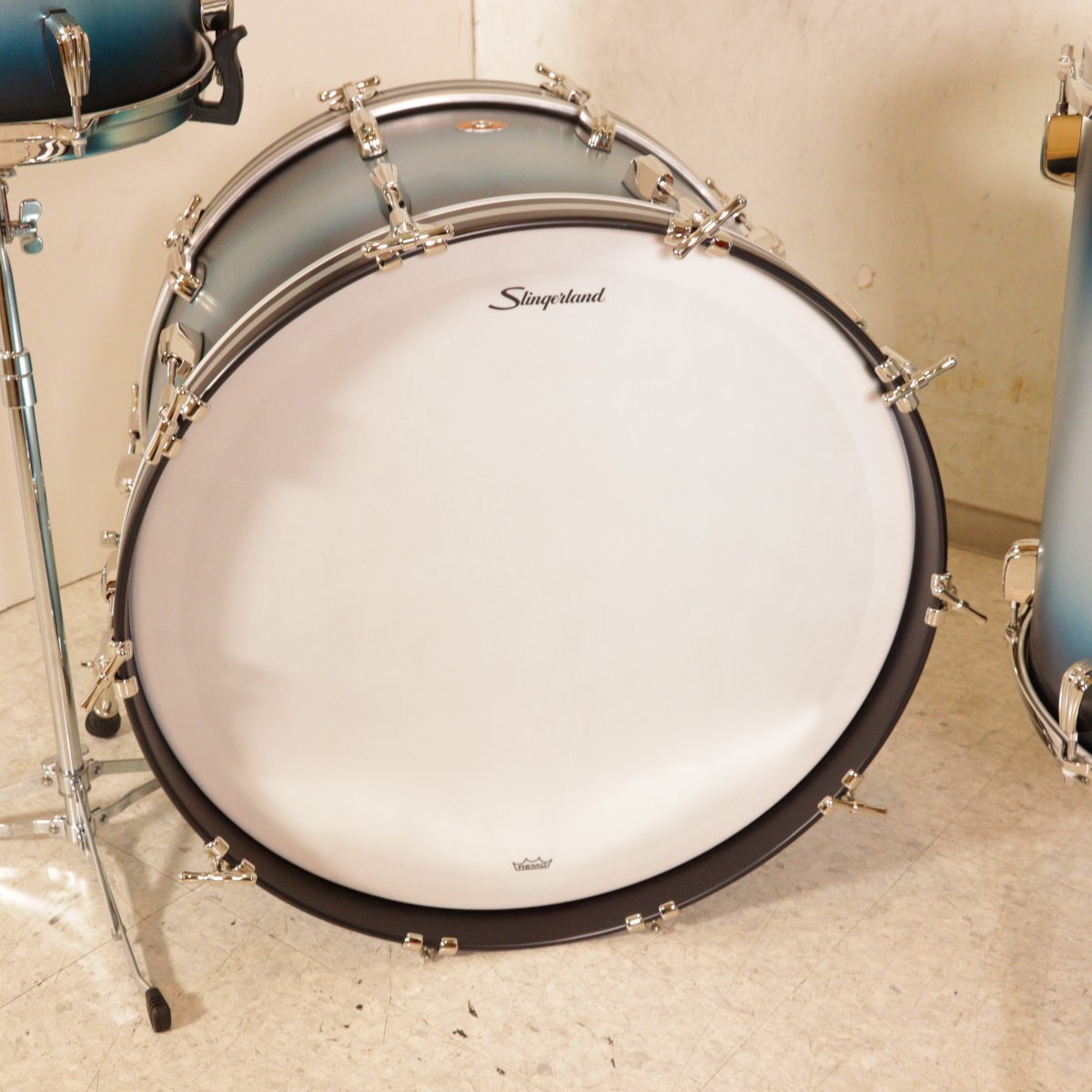 Slingerland Radio King Outfit 13/16/22 Blue and Silver Lacquer