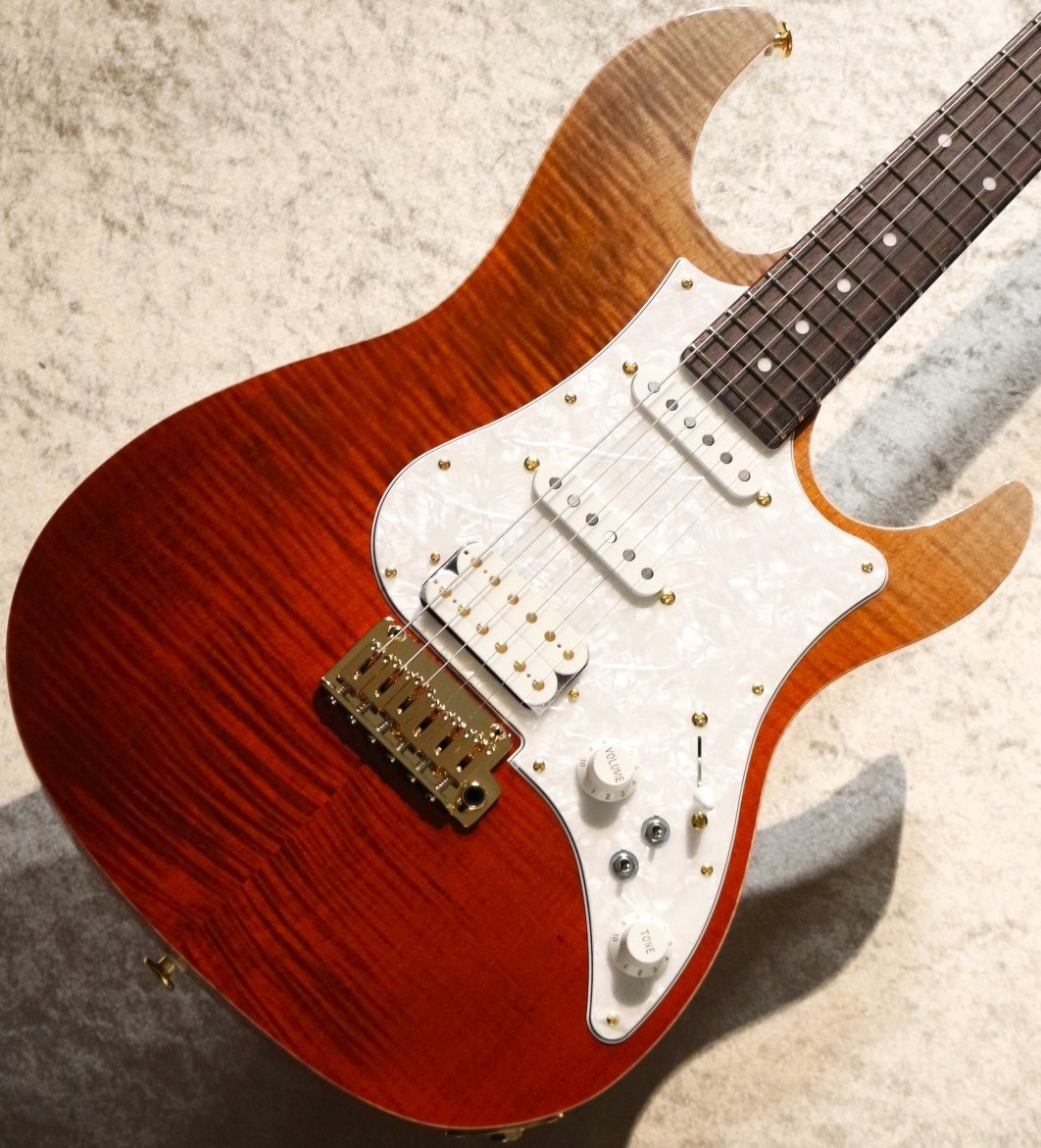 Fujigen EOS-FM-Rフレイムメイプル ほぼ未使用品 メンテナンス済み FUJIGEN - Fujigen EOS-FM-R 極上フレイムメイプルトップ 国産