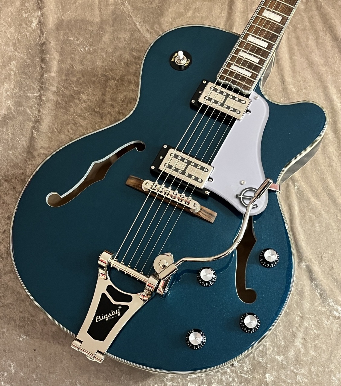 Epiphone 【NEW】Emperor Swingster Delta Blue Metallic sn24062350379 [3 ...