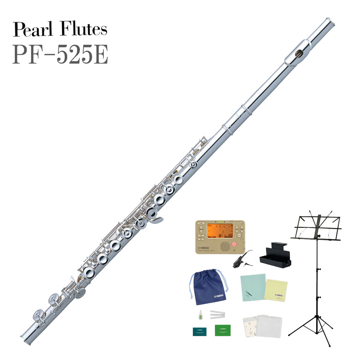 Pearl Flute / PF-525E PF525E リッププレート&ライザー銀製 【WEBSHOP】