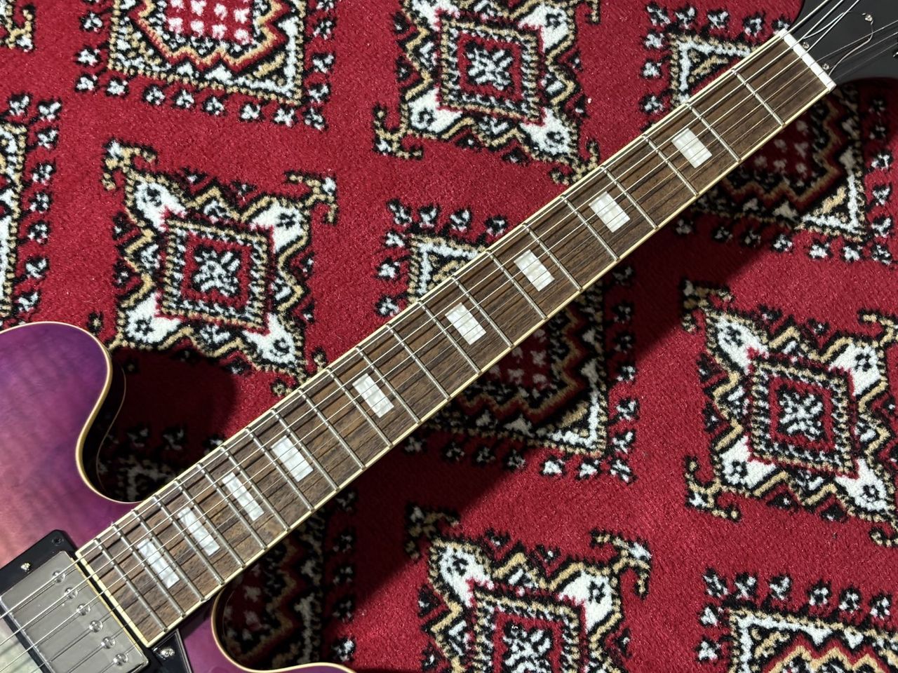 Epiphone ES-335 Figured BB セミアコギター ブルーベリーバースト