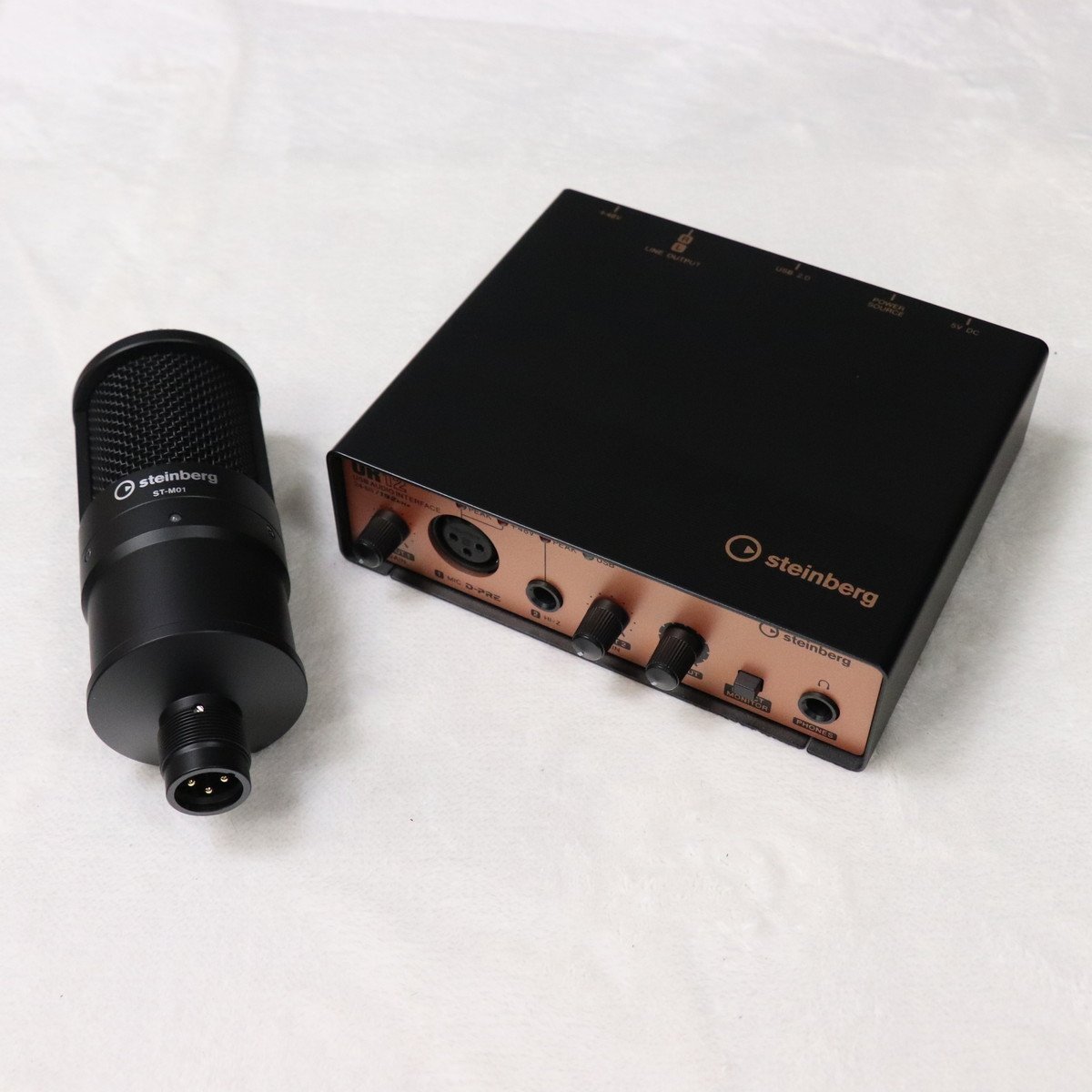 steinberg UR12 Podcast Starter Pack 未使用品 Steinberg UR12 Podcast Starter Pack Recording Bundle | MUSIC