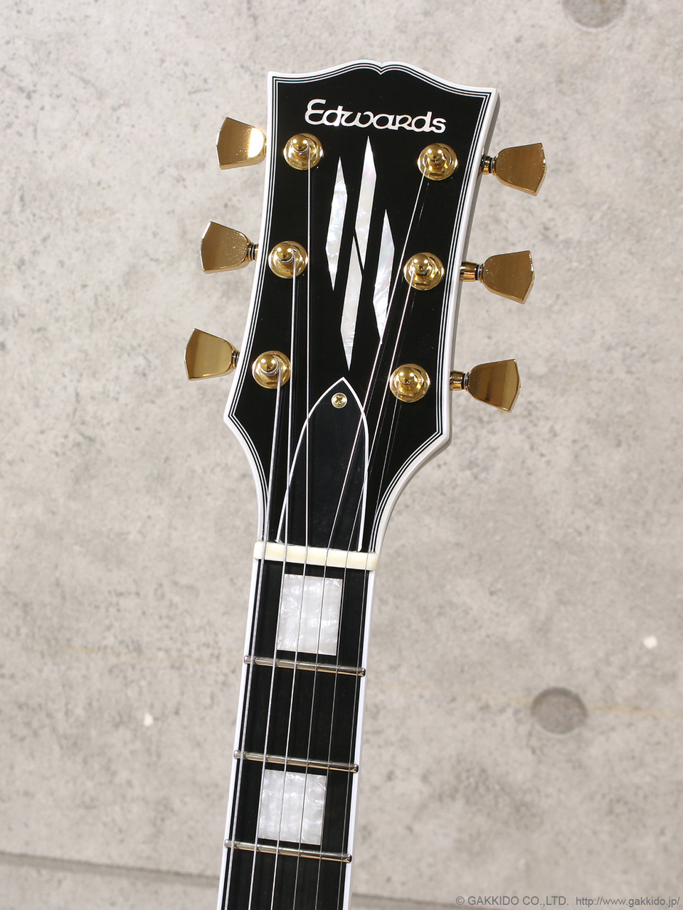 Edwardsレスポール エレキギター ブラック E-LP EDWARDS E-LP-CTM/P BK [Black]（新品/送料無料）【楽器検索