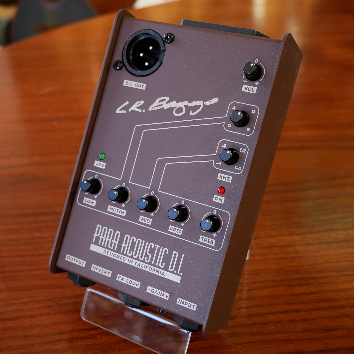 L.R. Baggs PARA ACOUSTIC DI　プリアンプ Para DI Acoustic Guitar Preamp + DI — LR Baggs