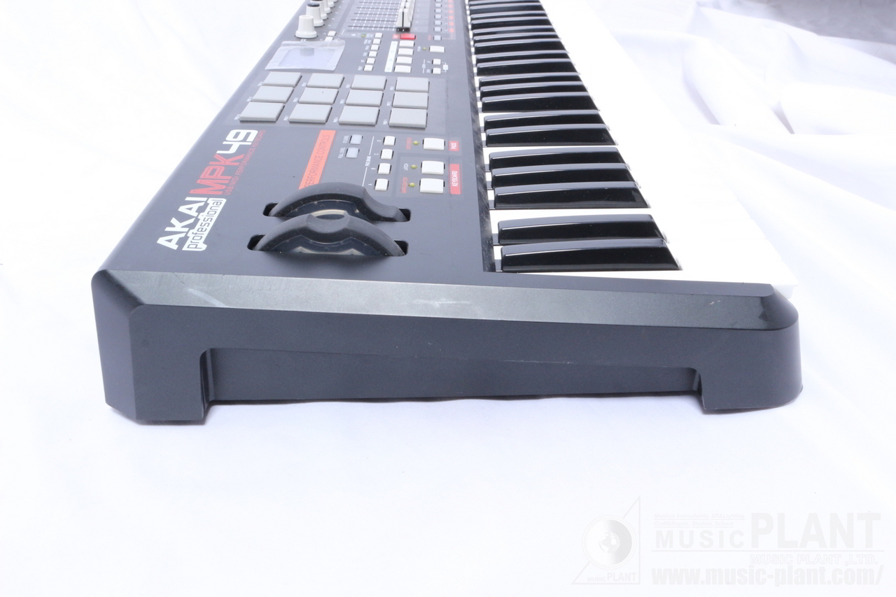 AKAI MPK49 midiキーボード 美品 送料無料 中古品 Akai Professional MPK49 49-Key USB MIDI Keyboard Controller
