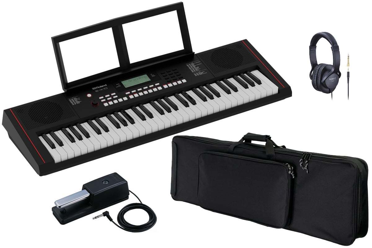 Roland E-X10 [背負えるキャリング・バッグ ＆ ダンパーペダルセット！] Arranger Keyboard (EX10)【WEBSHOP】