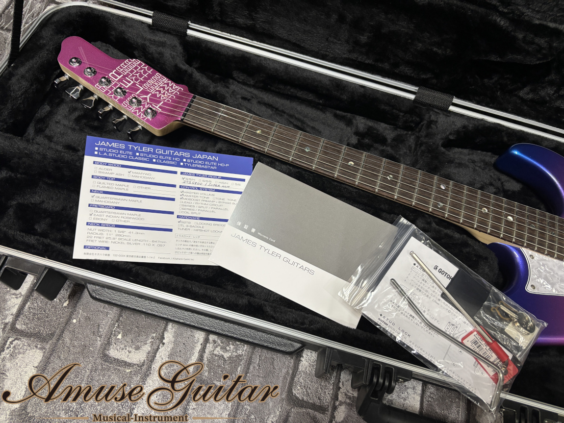 James Tyler Japan Studio Elite HD # Candy Jim Burst / MH 2022年製