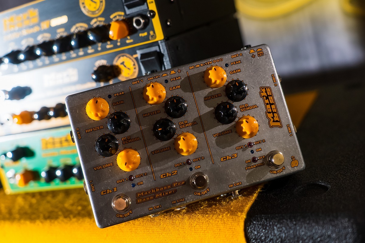 Markbass MB PRO BASS MIXER MAK-PROBMIX 3チャンネルペダル型プロ