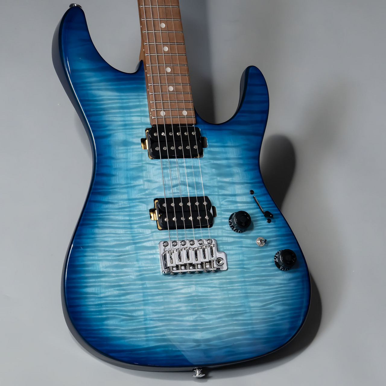 アイドル AXIZ Ibanez AZ24S1F-TXB Transparent Turquoise Burst アイバニーズ