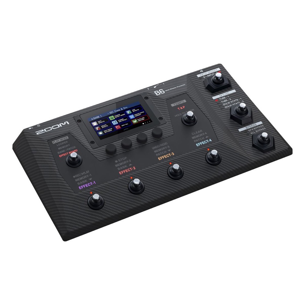 ZOOM B6 ベースマルチエフェクター ZOOM B6 プロ仕様 マルチエフェクター おすすめ ベース