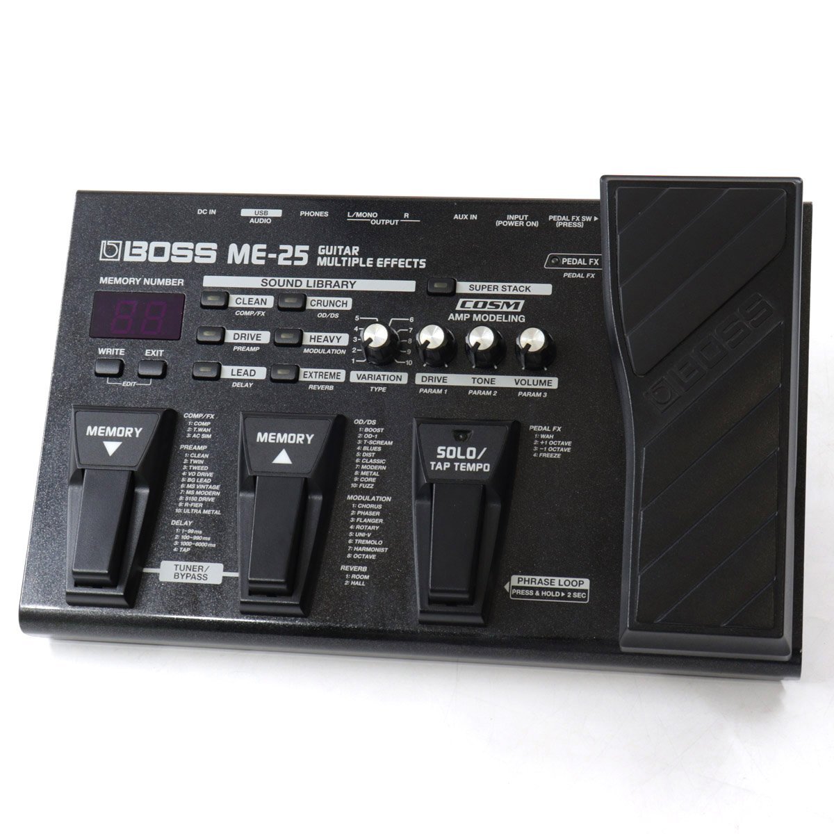 BOSS ME-25 マルチエフェクター本体のみ BOSS - ME-25 | Guitar Multiple Effects