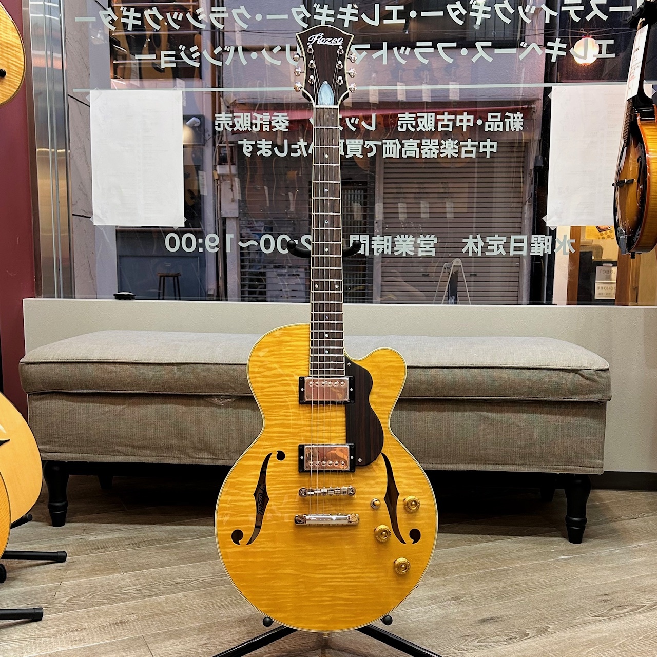 ギター Ladybug-CB CM HB/SS Vintage Amber Rozeo 試奏動画】Rozeo Ladybug-CB CM HB/SS/Vintage Amber