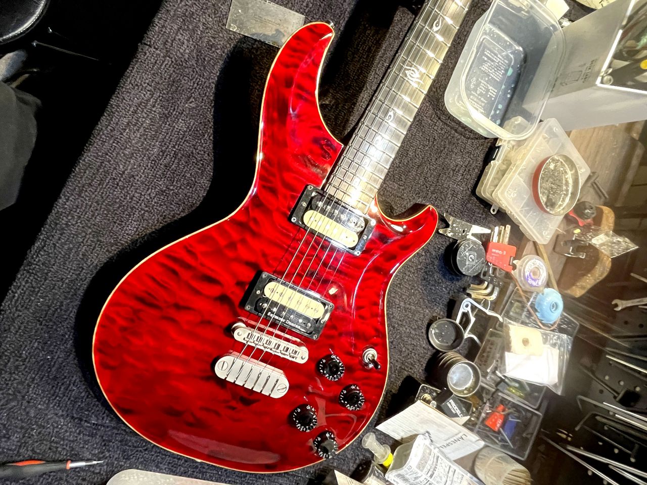 DEAN USA Hardtail Quilt Maple Top Dark Cherry（中古）【楽器検索