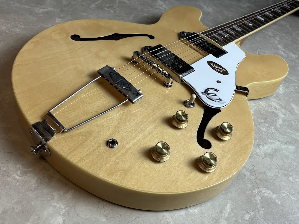 Epiphone Casino Natural エレキギター フルアコ カジノ 【現物画像