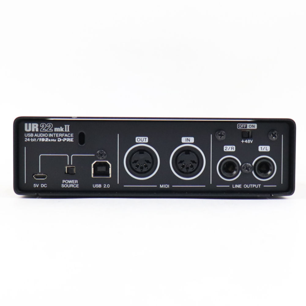 【新品未使用】Steinberg UR22mkII オーディオインターフェイス STEINBERG UR22mkII オーディオインターフェイス 24bit/192kHz