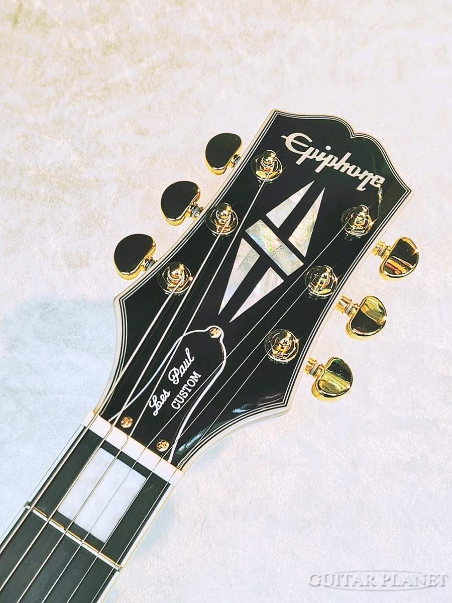 美品！軽量！ Epiphone LesPaul Custom Lite Epiphone LesPaul Custom Lite/チェンバード加工3.2kgの激軽本数