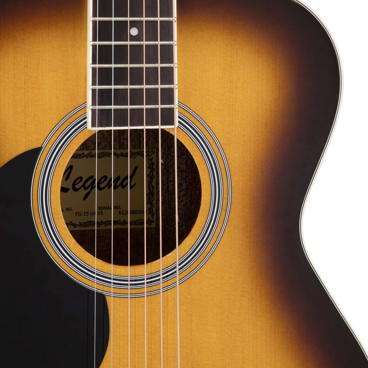 LEGEND FG-15 LH アコースティックギター初心者12点セット VS
