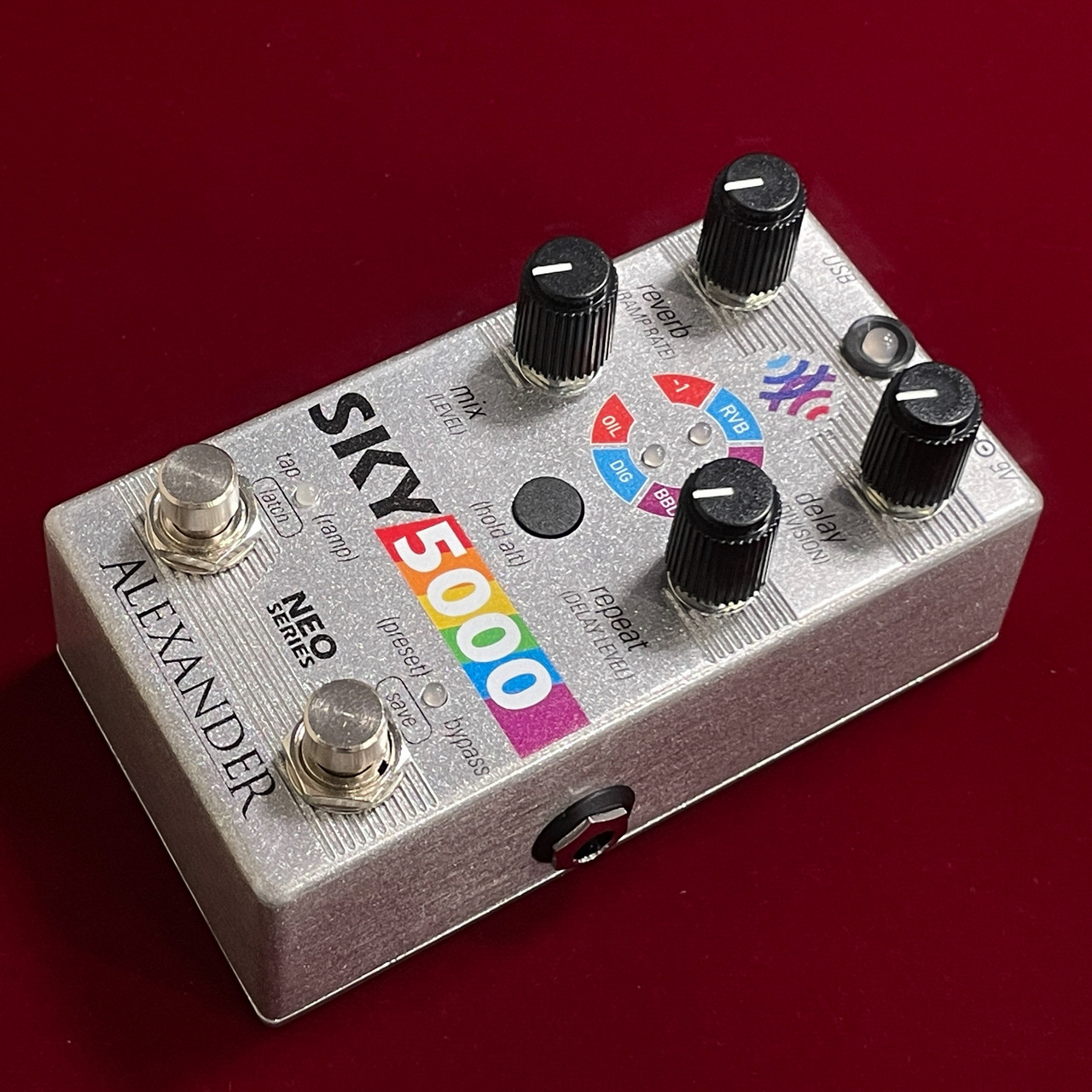 Alexander Pedals Sky 5000 【3×3モード搭載リバーブ&ディレイ】（新品 