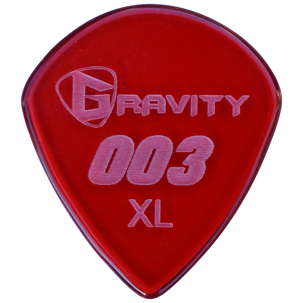 Gravity Guitar Picks G003XP 003 XL 1.5mm Red ピック（新品/送料無料