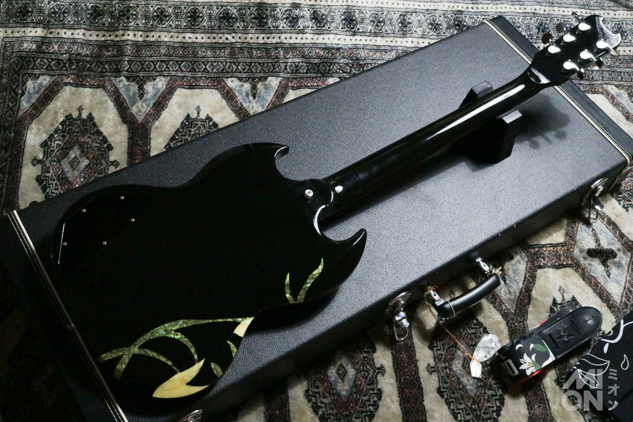 ESP×OVERDRIVE 紗理奈 SG Black Lily キラ☆キラ 美品 ESP×OVERDRIVE 紗理奈 SG Black Lily キラ☆キラ 美品 - メルカリ