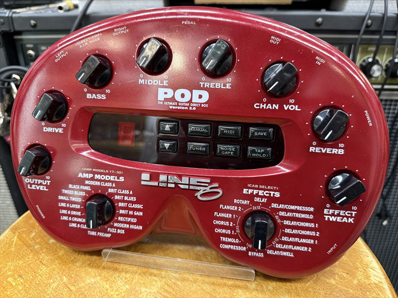 LINE6 アンプシミュレーター POD Version2 ライン6 Ver.2 Line6 (ライン6) アンプシミュレーター POD 2.0 国内正規品